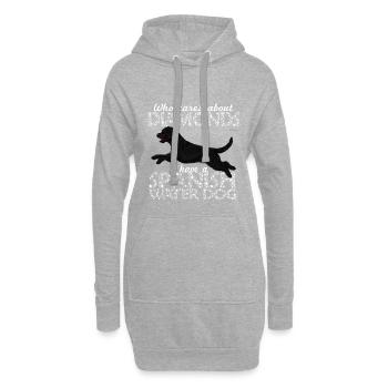 perrodiamonds10 - Hoodie-Kleid - Grau meliert - Vorne