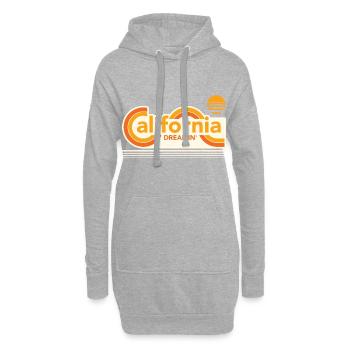 CALIFORNIA DREAMIN T-Shirts - Hoodie-Kleid - Grau meliert - Vorne