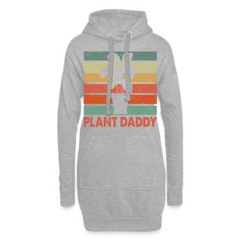 Plant Daddy Graphic Gardener Gardening Horticultur - Hoodie-Kleid - Grau meliert - Vorne