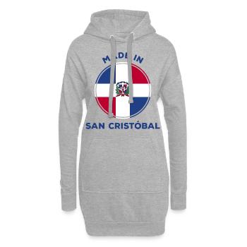 San Cristobal - Hoodie Dress - heather grey - Front
