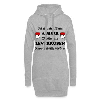 Les incontournables de : Kölle - Sweat-shirt à capuche long Femme - gris chiné - Devant