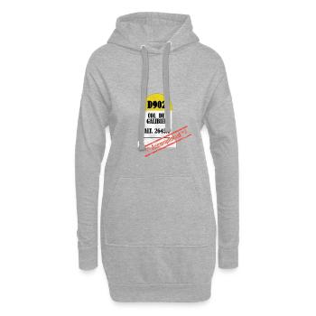 Col du Galibier - Sweat-shirt à capuche long Femme - gris chiné - Devant