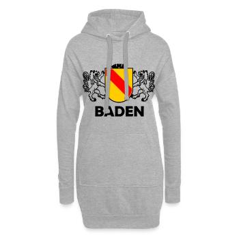 Das schöne Badnerland im Süden - Hoodie-Kleid - Grau meliert - Vorne