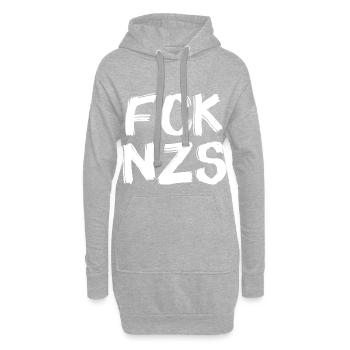 FCK NZS W24 - Hoodie-Kleid - Grau meliert - Vorne