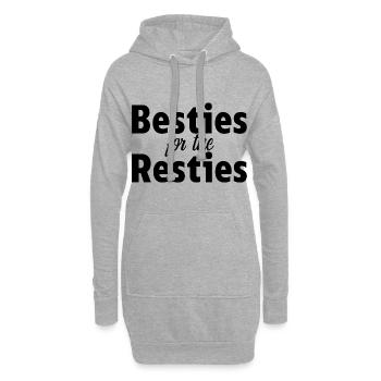 Besties For The Resties 3 - Hoodie-Kleid - Grau meliert - Vorne
