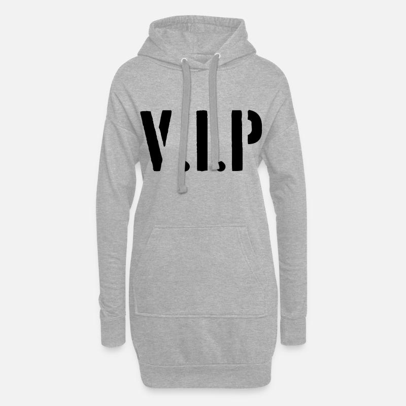 VIP - Sweat-shirt à capuche long Femme - gris chiné