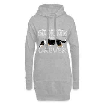 dreverdiamonds3 - Hoodie-Kleid - Grau meliert - Vorne