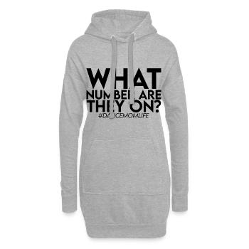 What Number Are They On #dancemomlife 3 - Hoodie-Kleid - Grau meliert - Vorne
