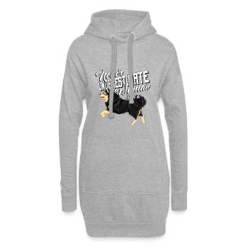 slkunderestimate4 - Hoodie-Kleid - Grau meliert - Vorne
