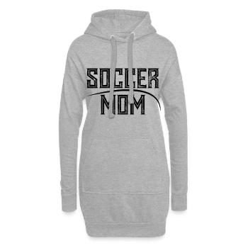 Soccer Mom - Sweat-shirt à capuche long Femme - gris chiné - Devant
