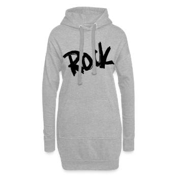 Rock - Hoodie-Kleid - Grau meliert - Vorne