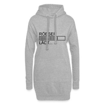 Röbser - Hoodie-Kleid - Grau meliert - Vorne