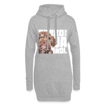 NASSU - Perro De Agua - Hoodie Dress - heather grey - Front