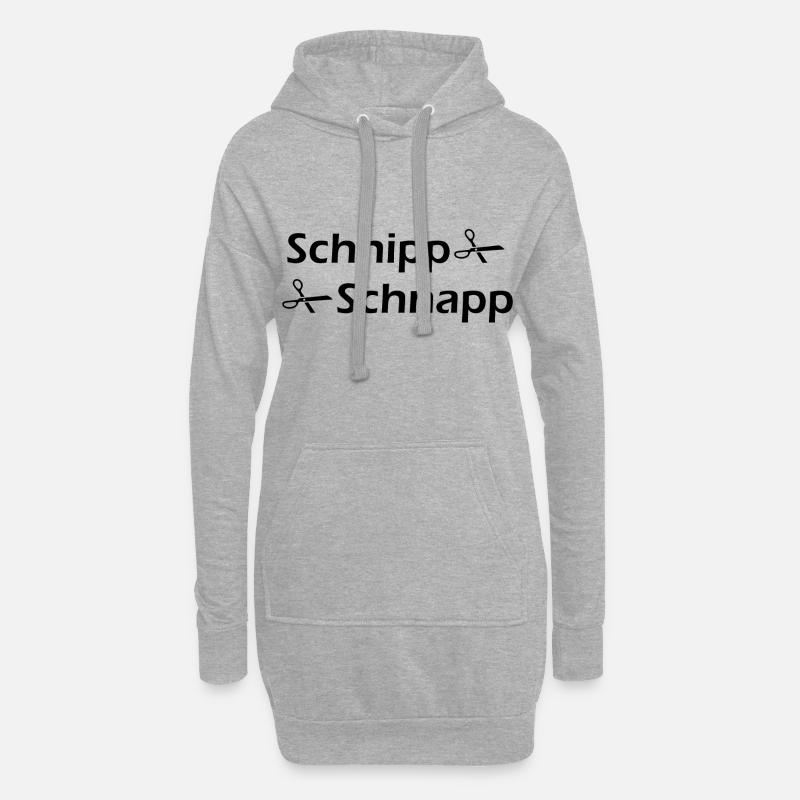 Schnipp Schnapp - Hoodie-Kleid - Grau meliert