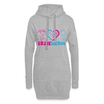 Maternelle Maternelle Profession Enseignant de maternelle - Sweat-shirt à capuche long Femme - gris chiné - Devant