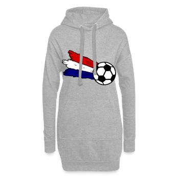 Die Champions aus Holland - Hoodie-Kleid - Grau meliert - Vorne