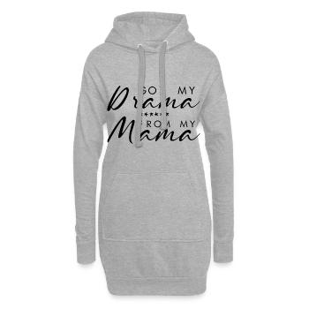 Got My Drama From My Mama 4 - Hoodie Dress - heather grey - Front