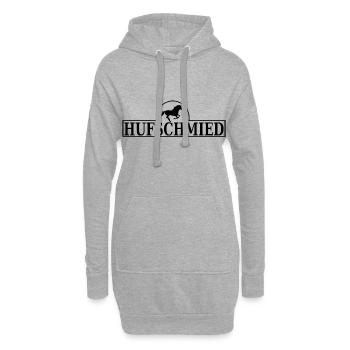 Hufschmied - Hoodie-Kleid - Grau meliert - Vorne