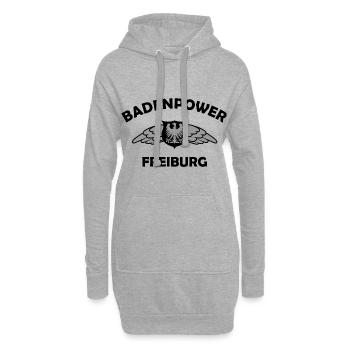 Badenpower Freiburg - Hoodie-Kleid - Grau meliert - Vorne