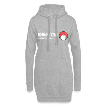 Gipfelstürmer - Berge - Bergretter - Hoodie-Kleid - Grau meliert - Vorne