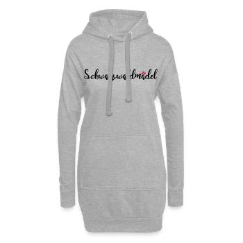 Schwarzwaldmädel - Hoodie-Kleid - Grau meliert - Vorne