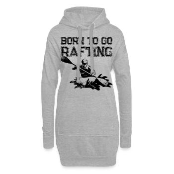 Manger Dormir Rafting Répéter La navigation de plaisance - Sweat-shirt à capuche long Femme - gris chiné - Devant
