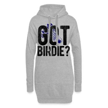 Badminton - Hoodie-Kleid - Grau meliert - Vorne