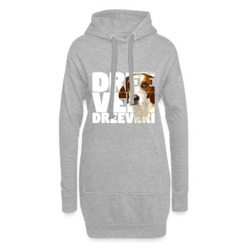 NASSU Dreeveri 02 - Hoodie-Kleid - Grau meliert - Vorne