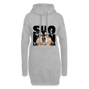 NASSU Lappari 015 - Hoodie-Kleid - Grau meliert - Vorne