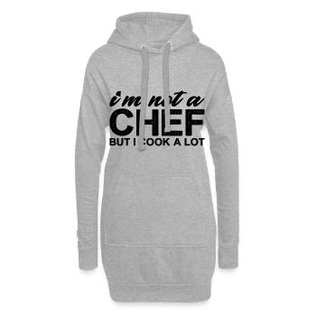 I'm Not A Chef But I Cook A Lot 3 - Hoodie-Kleid - Grau meliert - Vorne