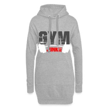 Fitness | Fitness | Fitness | Fitness | Fitness | - Hoodie-Kleid - Grau meliert - Vorne