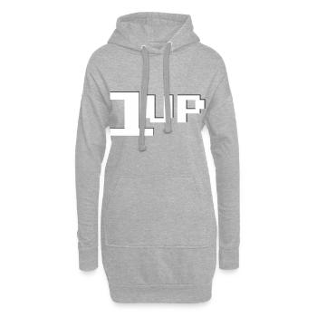 One Up 1UP - Hoodie-Kleid - Grau meliert - Vorne
