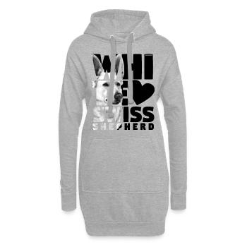 Swiss White NASSU VII - Hoodie-Kleid - Grau meliert - Vorne