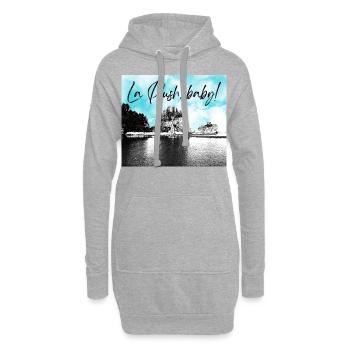 La Push, baby! Illustration - Hoodie-Kleid - Grau meliert - Vorne