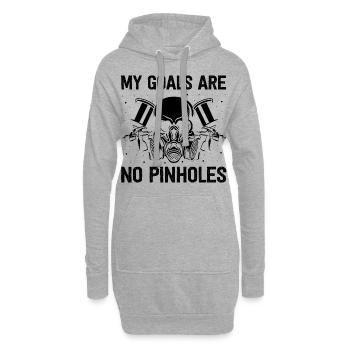 Peintre automobile pour carrossiers - Sweat-shirt à capuche long Femme - gris chiné - Devant