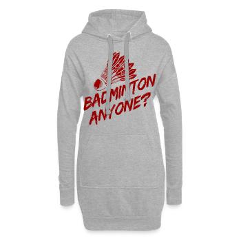 Badminton - Hoodie-Kleid - Grau meliert - Vorne
