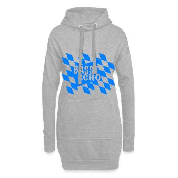 Bayern Basst Scho - Hoodie-Kleid - Grau meliert - Vorne