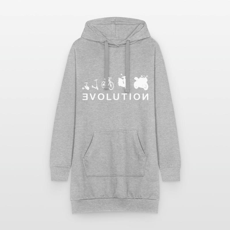 Evolution Biker 2- Evolution d'un Biker 2.0 Sweat-shirt à capuche long Femme
