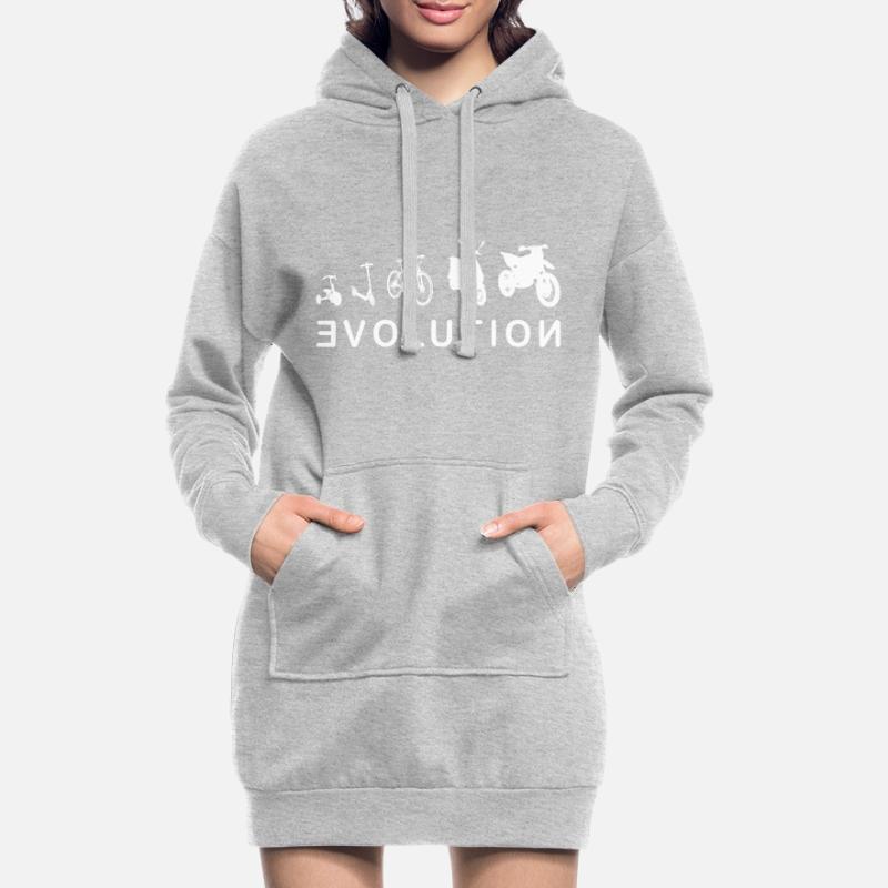 Evolution Biker 2-Motorcycle Cross Enduro Hoodie Dress