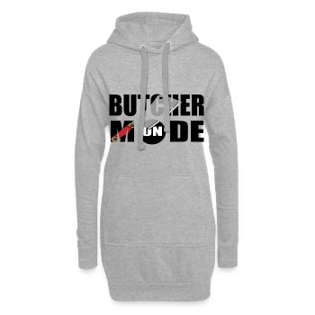 Fleischer Metzger Schlachter - Hoodie-Kleid - Grau meliert - Vorne