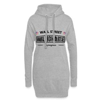 Die Wall Street Millionäre - Hoodie-Kleid - Grau meliert - Vorne