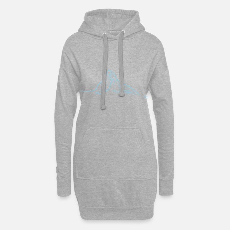Matterhorn - Hoodie-Kleid - Grau meliert