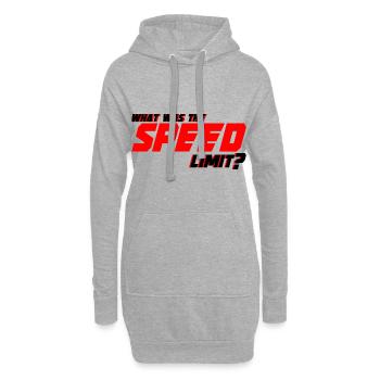 What Was The Speed Limit 4 - Hoodie-Kleid - Grau meliert - Vorne