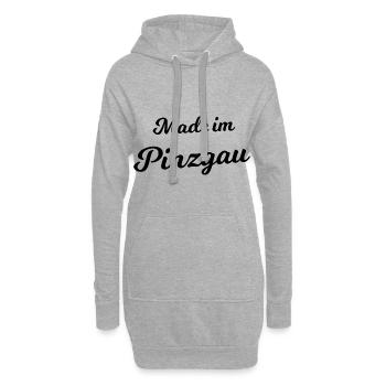 Made im Pinzgau - Hoodie-Kleid - Grau meliert - Vorne