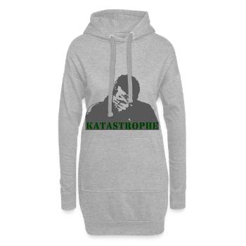 Katastrophe - Hoodie-Kleid - Grau meliert - Vorne