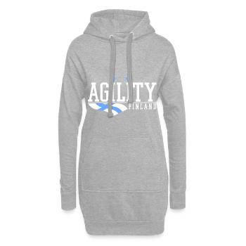 Beweglichkeit Finnland - Hoodie-Kleid - Grau meliert - Vorne