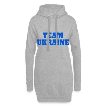 Ukraine - Hoodie-Kleid - Grau meliert - Vorne