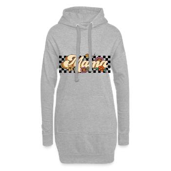 Mama - Hoodie-Kleid - Grau meliert - Vorne