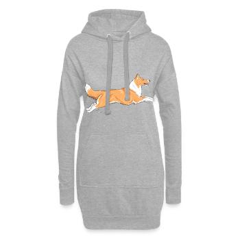 pkcollietan - Hoodie-Kleid - Grau meliert - Vorne