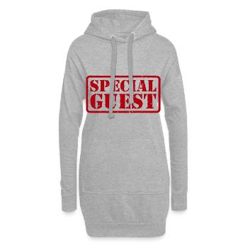 Invité spécial - Sweat-shirt à capuche long Femme - gris chiné - Devant
